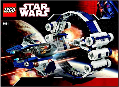 LEGO Set-Jedi Starfighter with Hyperdrive Booster Ring-Star Wars / Star Wars Episode 3-7661-1-Creative Brick Builders